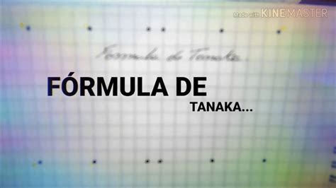 equação de tanaka fc